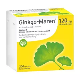GINKGO-MAREN 120 mg tabletki powlekane, 200 szt