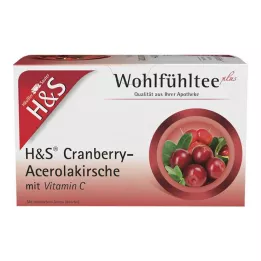 H&amp;S Żurawina-Acerola Wiśnia z Witaminą C Fbtl., 20X2,8 g