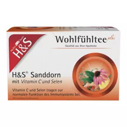 H&amp;S Filtry z rokitnika z witaminą C i selenem, 20X2,5 g