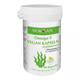 NORSAN Kapsułki wegańskie Omega-3, 80 szt