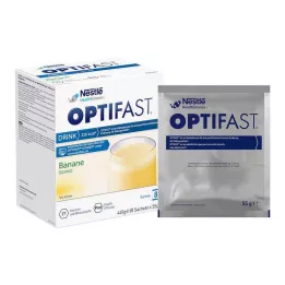 OPTIFAST Napój Bananowy Proszek, 8X55 g