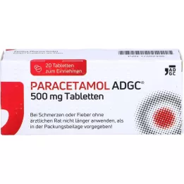 PARACETAMOL ADGC Tabletki 500 mg, 20 szt