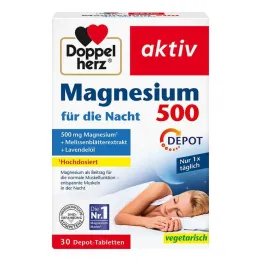 Doppelherz Magnez 500 na noc tabletki, 30 szt