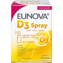 EUNOVA Spray witaminy D3, 8 ml