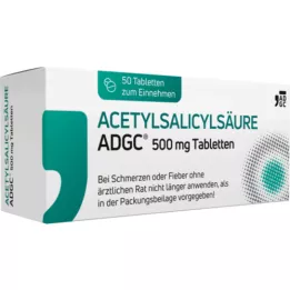 ACETYLSALICYLSÄURE ADGC Tabletki 500 mg, 50 szt