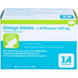 GINKGO BILOBA-1A Pharma 120 mg tabletki powlekane, 60 szt