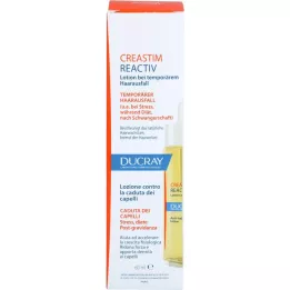 DUCRAY CREASTIM REACTIV Lotion b.temp. wypadanie włosów, 60 ml
