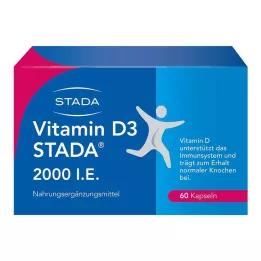 VITAMIN D3 STADA 2000 kapsułek I.E., 60 szt