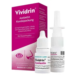 Zestaw skojarzony Vividrin® Azelastine na alergie na katar sienny & , 1 szt