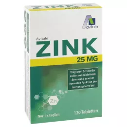 ZINK tabletki 25 mg, 120 szt