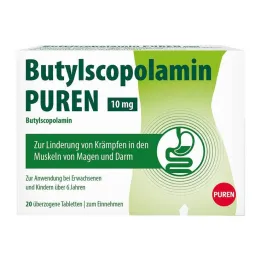 Butyloskopolamina PUREN 10 mg tabletki, 20 tabletek