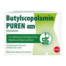 Butyloskopolamina PUREN 10 mg tabletki, 50 szt