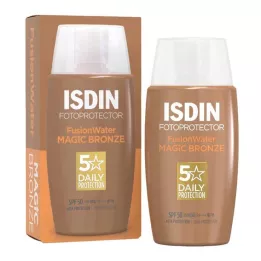 ISDIN Fotoprotector Fusion Water Kol.brąz SPF 50, 50 ml