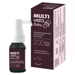 MULTIVITD3 Roztwór do pompki dla niemowląt, 10 ml