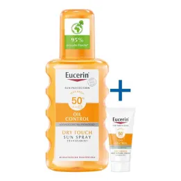 Eucerin Sun Oil Control Body transparentny spray LSF 50 + , 200 ml