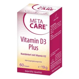 Meta Care Witamina D3 Plus 10 000 IU + 80 µg K2 kapsułki, 60 szt