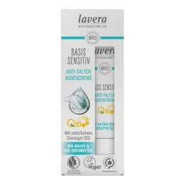Lavera Bazowy, wrażliwy krem pod oczy Q10, 15 ml