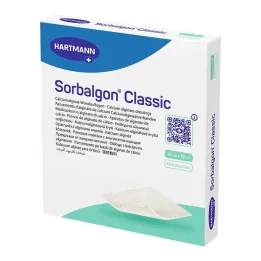 Sorbalgon Classic 10x10 cm kompres z alginianu wapnia, 10 szt
