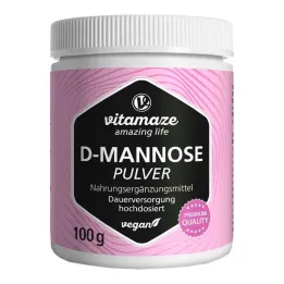D-Mannoza w proszku w dużych dawkach, wegańska, 100 g