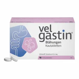 Velgastin tabletki do żucia na wzdęcia, 50 szt