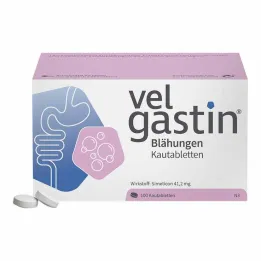 Velgastin tabletki do żucia na wzdęcia, 100 szt