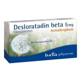 Desloratadyna beta 5 mg tabletki powlekane, 20 szt