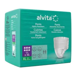Spodnie na nietrzymanie moczu Alvita maxi XL, 14 szt