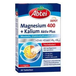 Abbey Magnez 400 + Tabletki Potasu, 30 szt
