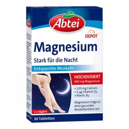Abbey Magnez Strong na noc Tabletki Depot, 30 szt