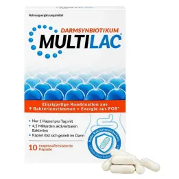 Multilac Synbiotic kapsułki dojelitowe, 10 szt