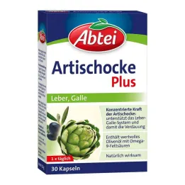 Kapsułki Abbey Artichoke Plus, 30 kapsułek