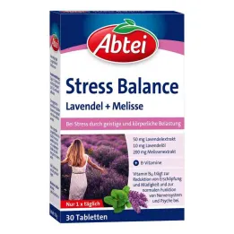 Abbey Stress Balance Lawenda + Melissa Tabletki Tf (30 sztuk)