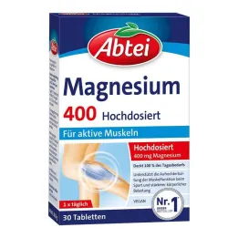 Abbey Magnesium 400 tabletki wysokodawkowe, 30 szt