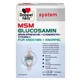 Doppelherz MSM Kapsułki z systemem glukozaminy, 60 szt