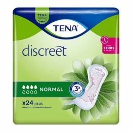 TENA® dyskretne zwykłe podpaski na nietrzymanie moczu, 24 sztuki