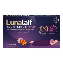 Lunalaif Tabletki Combi Depot na dobry sen, 15 szt