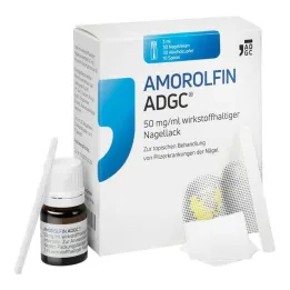 Amorolfina ADGC zawartość składnika aktywnego 50 mg/ml. Lakier do paznokci, 3 ml
