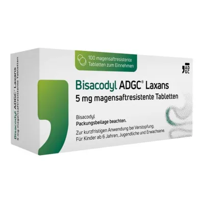 Bisacodyl ADGC® Laxans 5 mg tabletki dojelitowe, 100 szt Bisacodyl ADGC® Laxans 5 mg tabletki dojelitowe, 100 szt
