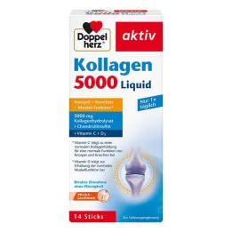 Doppelherz Collagen 5000 Płynne sztyfty, 14X10 ml
