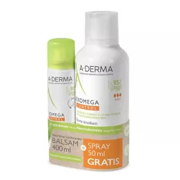 A-DERMA Promo-Kit EXOMEGA CONTROL Balsam+Spray, 1 szt