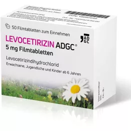 LEVOCETIRIZIN ADGC 5 mg tabletki powlekane, 50 szt