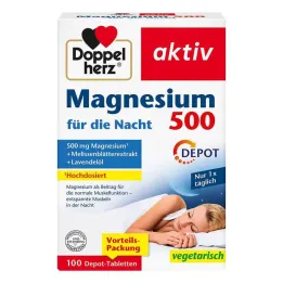 Doppelherz Magnez 500 tabletek na noc, 100 szt