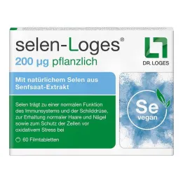 Selenium-Loges 200 µg roślinne tabletki powlekane, 60 szt