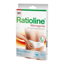 Ratioline pas grzewczy na plecy 10,5x115 cm, 3 sztuki