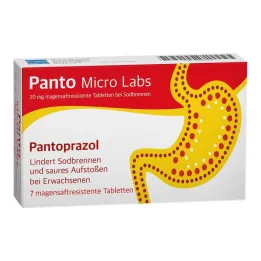 Panto Micro Labs 20 mg tabletki dojelitowe na zgagę, 7 szt