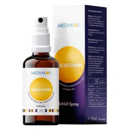 Melatonina Ashwagandha Mediakos Spray do spania wegański, 50 ml
