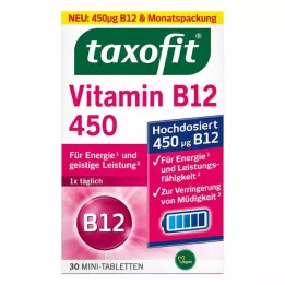 TAXOFIT Witamina B12 450 µg Tabletki 30 tabletek ST, 30 godzin