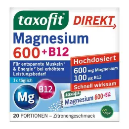 Taxofit Magnez 600 + B12 Direct Granulat, 20 szt