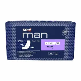 Podpaski na nietrzymanie moczu Seni® Man super poziom 5, 15 szt