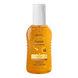 Ochrona przeciwsłoneczna &amp; Brąz z pompką do opalania LSF 50, 200 ml